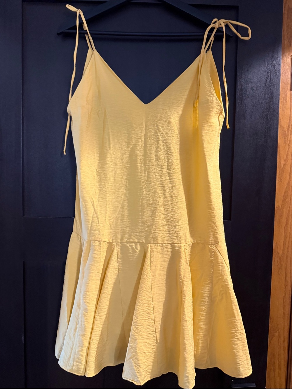 Yellow Tie-Strap Sundress